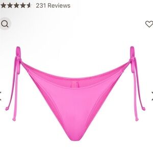 SKIMS NWT DIPPY TIE BOTTOMS M